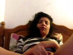 Samira Ayari from Tunisia - alone In bed