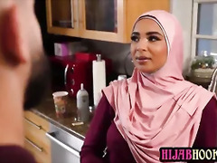 Arab girlfriend Babi Star finally big dicked with xmas by hung boyfriend